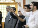 گزارش تصویری تجمع دانشگاهیان دانشگاه در حمایت از جنبش های بشردوستانه دانشگاهیان معترض